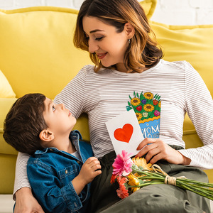 Kit de Bouquet en Papier DIY Fête des Mères – 6 Motifs, Bricolage <span class=keywords><strong>Coloriage</strong></span> Enfants, Cadeau Pliable 3D pour <span class=keywords><strong>Maman</strong></span> des Enfants - Product Image 5
