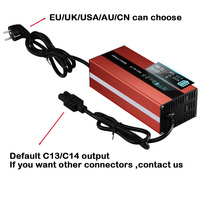 Chargeur de batterie au lithium à courant réglable 8A 10A 12A 15A 20A 72V 60V 48V Li-ion Lifepo4 84V 67.2V 58.4V 54.6V 71.4V Charge rapide