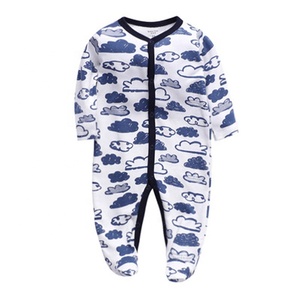 New Cute Newborn Clothes pagliaccetto Dinosaur print boy Baby Footed sleeping per 0-12 mesi <span class=keywords><strong>pigiama</strong></span> per bambini in cotone - Product Image 4