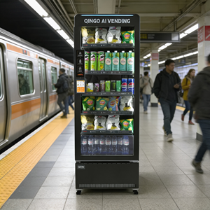 Distributeur automatique intelligent à grande capacité avec écran publicitaire et porte vitrée, stock de plus de 500 articles, prix de gros - Product Image 1