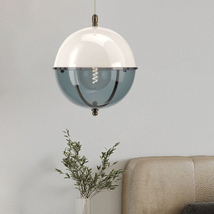 Lámpara de Araña de Vidrio Minimalista Moderna de Estilo Nórdico, Lámpara Colgante Creativa de Diseño para Sala de Exposiciones, Ventana, Dormitorio, Mesita de Noche, Barra de Bar - Product Image 5