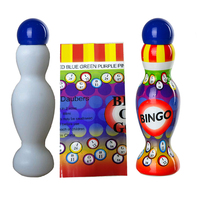 Jeu de Bingo Dab Pen Big Sponge Nib Dot Marqueurs Graffiti Outil Dessin Stylos Encre Non Toxique 18 mm Pointe Bingo Marqueurs