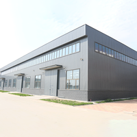 Entrepôt préfabriqué en structure métallique industrielle avec design industriel, garantie à vie, solutions de construction