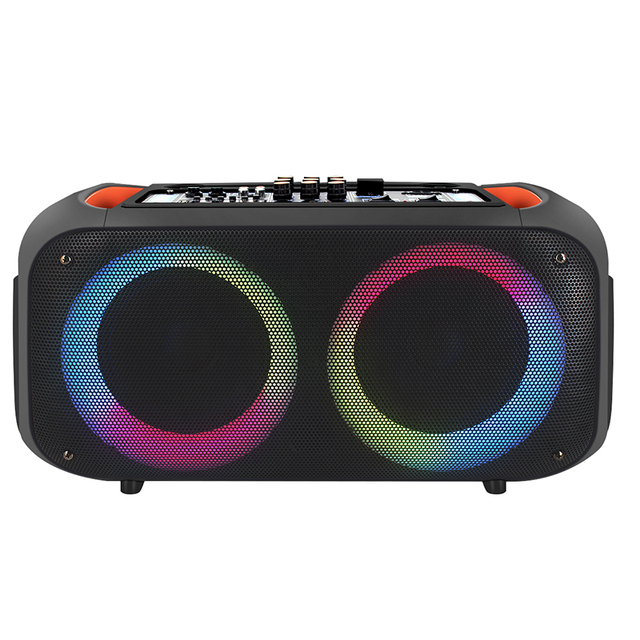 Hot Selling Best Price Speaker 6.5 Inch Blue Tooth Wireless Big Bass Plastic Portable ABS Party Lights Karaoke Speaker