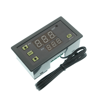 Mini Controlador de Temperatura Digital W3230, 12V 24V 220V, Termostato, Regulador de Calefacción y Refrigeración, Termorregulador con Sensor