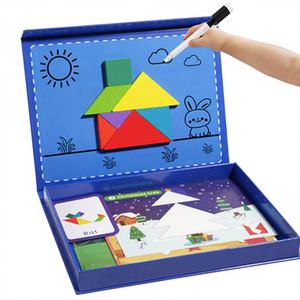<span class=keywords><strong>Jeu</strong></span> <span class=keywords><strong>de</strong></span> voyage éducatif portable pour enfants, ensemble <span class=keywords><strong>de</strong></span> puzzles colorés à motifs <span class=keywords><strong>géométriques</strong></span>, <span class=keywords><strong>jeu</strong></span> <span class=keywords><strong>de</strong></span> correspondance des couleurs et des <span class=keywords><strong>formes</strong></span>, jouet en bois Montessori Tangram - Product Image 1