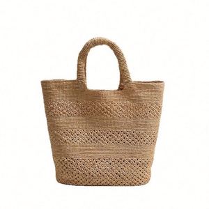 Handmade <b>Large</b> Capacity Raffia Straw <b>Bags</b> New Arrival Seaside <b>Beach</b> <b>Bags</b> Handbag - Product Image 5