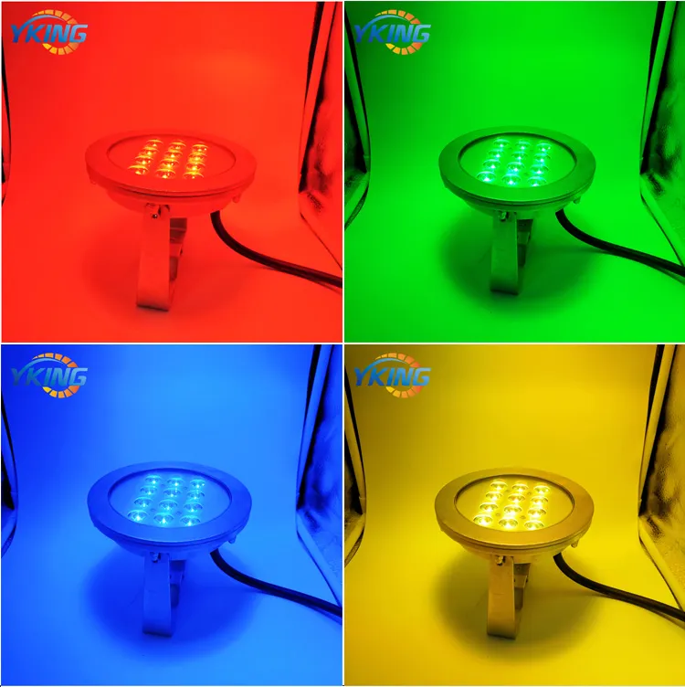 ไฟ LED ใต้น้ำ36W สี RGB อุปกรณ์เสริมไฟน้ำพุเต้นรำ