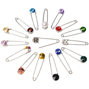 Exclusivo Rhinestone pérola Pins Para Calças Ajuste de Cintura Mulheres Cardigan Xale Broches Segurança Coreano Simples Jóias De Luxo - Product Image 1