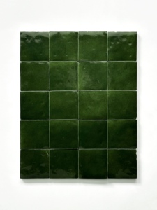 Azulejos Zellige Marroquíes Hechos a Mano, 4x4 Pulgadas, Verde Claro, 10x10cm, Azulejos de Pared para Cocina y Baño, Terracota <span class=keywords><strong>Artesanal</strong></span> - Product Image 1