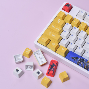 Teclas AFLION Clásicas Retro con Temática Japonesa, PBT Dye Sub, con Shift 2U, Iso Enter, Barra Espaciadora 6.25U 7U - Product Image 3