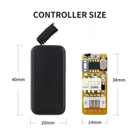 Récepteur universel AK-LED08A, télécommande RF, interrupteur, mini module sans fil 315/433 MHz pour éclairage LED, 5V-12V, relais 1 canal