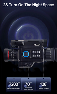 Monóculo de Visão Noturna Digital Tática Infravermelha NDL1000 Mais Popular de 2026 com Ampliação 7X, 1440x1080 HD, IPX4, 5W IR - Product Image 5