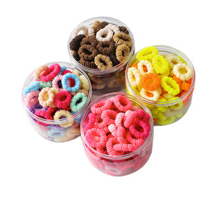 Attaches pour cheveux colorées pour enfants, 2 cm de diamètre, couleurs mélangées, élastiques doux, pour filles, usage quotidien - Product Image 5