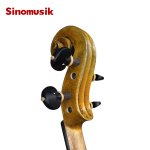 Marchio Sinomusik antico <span class=keywords><strong>violino</strong></span> in acero a fiamma solida <span class=keywords><strong>2</strong></span> pezzi indietro buona fiamma di alta qualità pieno di vernice ad olio fatta a mano <span class=keywords><strong>violino</strong></span> HV20 - Product Image 6