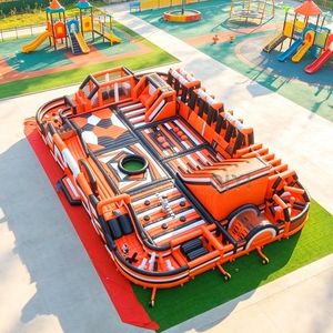 Aire de jeux gonflable géante commerciale multi-zones pour adolescents et adultes, location pour événements en centre commercial, carnaval - Product Image 6