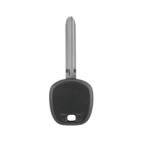 Coque de clé de voiture sans puce en ABS noir, modèle OEM A91 pour Camry Corolla