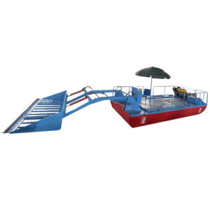 Bateau entièrement automatique pour la récolte et le nettoyage des cattails, des châtaignes d'<span class=keywords><strong>eau</strong></span>, des roseaux et des arachides d'<span class=keywords><strong>eau</strong></span> - Product Image 1