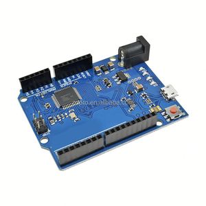 โมดูลไมโครคอนโทรลเลอร์ ATMEGA32U4 พร้อมสายเคเบิลข้อมูล บอร์ดสีน้ำเงิน บอร์ดพัฒนา Leonardo R3 - Product Image 5