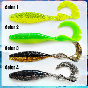 เหยื่อปลอม <span class=keywords><strong>MISTER</strong></span> LURE ขนาด 16 ซม. น้ำหนัก 23 กรัม สำหรับตกปลาแซนเดอร์ ปลาเทราต์ เหยื่อผิวน้ำชนิดนิ่ม ทำจาก PVC หางงอ - Product Image 2