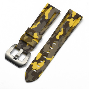 Camo Material de goma correa de reloj de <span class=keywords><strong>Apple</strong></span> Smart <span class=keywords><strong>Watch</strong></span> banda deportiva de silicona para la serie 5 6 <span class=keywords><strong>SE</strong></span> Samsung - Product Image 4