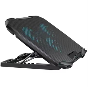 2025 Dropshipping Shopify Neuer Dreifach-2.0-USB-Anschluss 2 LED-Kühlventilatoren Laptop-Kühler-Pad Smartphone-Ständer für 15,6-Zoll-Laptops - Product Image 5