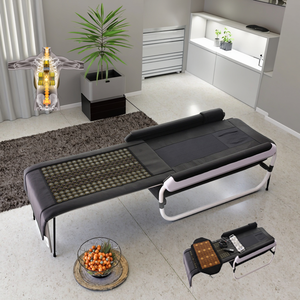Pop Relax Spa sağlık merkezi kore sıcak akupunktur termal yeşim silindir ana kızılötesi isıtma omurga çekiş tedavisi masaj yatağı - Product Image 1