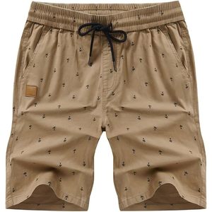 Shorts de golf en twill extensible décontractés pour hommes, en coton, avec cordon de serrage, pour l'été, taille XXS, logo tissé en polyester, short cargo - Product Image 1
