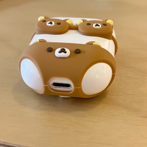 Étui en silicone 3D antichoc et anti-chute de haute qualité avec motif ours brun de dessin animé mignon pour Pro 3 et 2, personnalisable - Product Image 6
