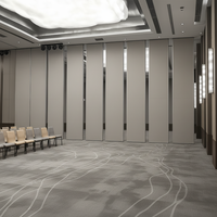 Panneau de cloison acoustique automatique pliable en métal, flexible, mobile, moderne, pour école, maison, bureau, salle de sport, insonorisant