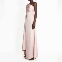 Robe de soirée élégante pour femmes ZYHT 73239, style Dubaï, avec cape drapée, robe de mariée sur mesure, abaya, kaftan, robe de soirée formelle