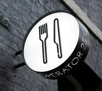 Boîte à lumière en acrylique personnalisable avec logo, panneau publicitaire LED et néon double face pour la signalisation de café et les entreprises