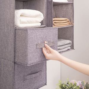 Organizador Colgante de Gran Capacidad con Múltiples Capas, Bolsa de Almacenamiento Plegable para Armario, Guardarropa, Ropa y Sujetadores - Product Image 4