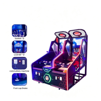 Machine de jeu d'arcade de basket-ball de rue commerciale à monnayeur, 2 joueurs, écran LCD 65 pouces, en métal, pour centre de jeux