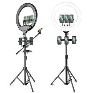 Anneau lumineux LED 55W 3000-6000k 21 pouces Lampe annulaire Lumière de remplissage pour le maquillage Vidéo en direct Studio - Product Image 1