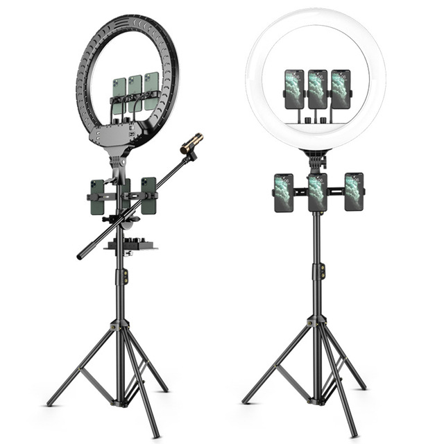 3000-6000k 55W LED Ringlight 21 Inch Ring Lamp Fill Light for Makeup Video Live Studio