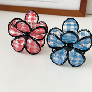 Pinza de Pelo de Plástico con Diseño Floral Hecha a Mano, Nueva Llegada de Fábrica, Accesorios para el Cabello Hechos a Mano para Mujer - Product Image 3