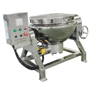 หม้อต้มไอน้ำแบบใช้แก๊สไฟฟ้าสำหรับ SS304หม้ออเนกประสงค์สำหรับเนื้อวัวเนื้อ<span class=keywords><strong>หมู</strong></span>แกงซอสแบบชิลๆการแปรรูปสภาพใหม่ - Product Image 1