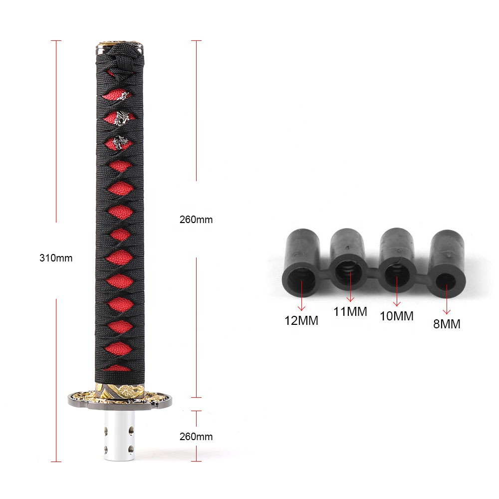Universal 260MM JDM Katana Shifter Samurai Sword Shift Knob