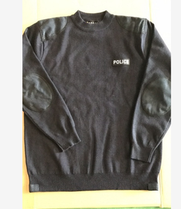 เสื้อสเวตเตอร์ถักสำหรับผู้ชาย HBS07 สีเทา สำหรับตั้งแคมป์ เล่นกีฬา ทำงาน พร้อมแผ่นปะบริเวณข้อศอกและไหล่ - Product Image 1