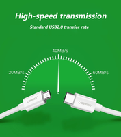 Câble Ugreen US243 USB C vers Micro USB 1,5 m, charge rapide, type C vers Micro USB 2A, prise en charge de la charge rapide et de la transmission de données