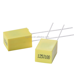 ตัวเก็บประจุฟิล์มโพลีเอสเตอร์ขนาดเล็ก <span class=keywords><strong>104</strong></span> J 63V 100V รุ่น TMCF07 ขนาด 5 มม. - Product Image 4
