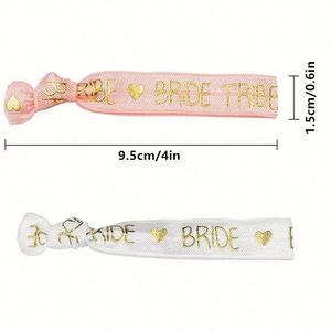 Decoraciones para Fiestas y Bodas, Regalos para Pedidas de Mano, Brazalete con Lazo, Equipo de la Novia, Pulseras para Despedida de Soltera, Lazos para el Cabello - Product Image 2