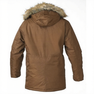 Fourniture d'usine OEM Manteau d'<span class=keywords><strong>hiver</strong></span> imperméable et respirant personnalisable à capuche Parkas pour hommes Veste avec grandes poches - Product Image 6