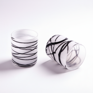 Venta caliente Línea <span class=keywords><strong>de</strong></span> colores Dof Highball Copa <span class=keywords><strong>de</strong></span> vidrio Copas <span class=keywords><strong>de</strong></span> vino sin tallo Vaso Leopardo Forma <span class=keywords><strong>de</strong></span> <span class=keywords><strong>huevo</strong></span> redondo Tarro <span class=keywords><strong>de</strong></span> vela <span class=keywords><strong>de</strong></span> vidrio - Product Image 3