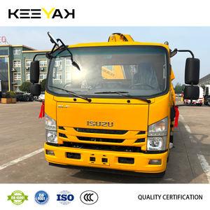 Oferta Especial: Grúa de Plataforma DONGFENG, Camión de Remolque Móvil con Grúa Articulada, Capacidad de Elevación de 5 Toneladas - Product Image 3