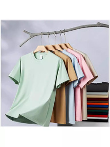 เสื้อยืดคอกลมแขนสั้นผ้าฝ้ายแท้ 250 กรัม สีพื้นเรียบ หนานุ่ม ทรงโอเวอร์ไซส์ ไซส์พลัส พร้อมส่ง ขายส่ง - Product Image 3