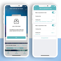 Distributeur automatique intelligent de nourriture pour poissons avec contrôle Wi-Fi via application, grande capacité, accessoire d'aquarium pour les vacances