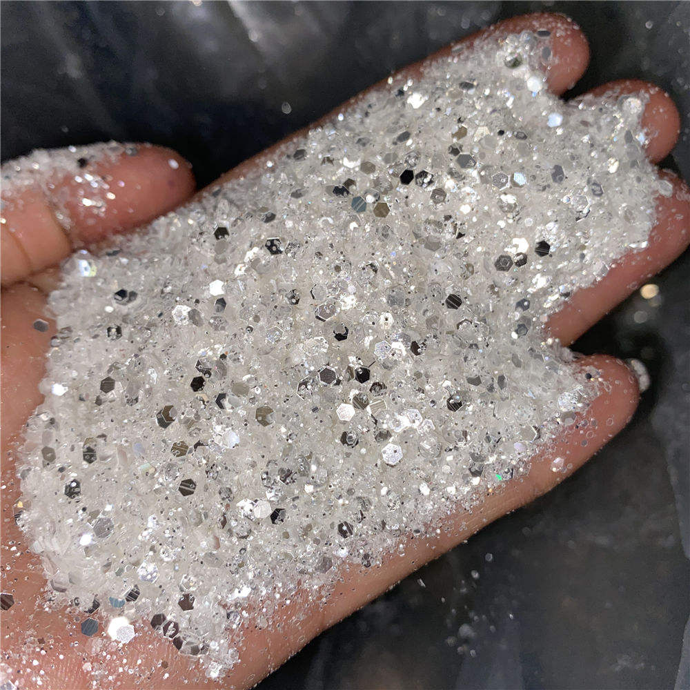 BC100A high flash silver chunky mix