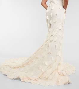 Женское длинное вечернее платье принцессы, вечернее платье из тюля с V-образным вырезом и аппликацией, популярное модное однотонное летнее платье на заказ - Product Image 5